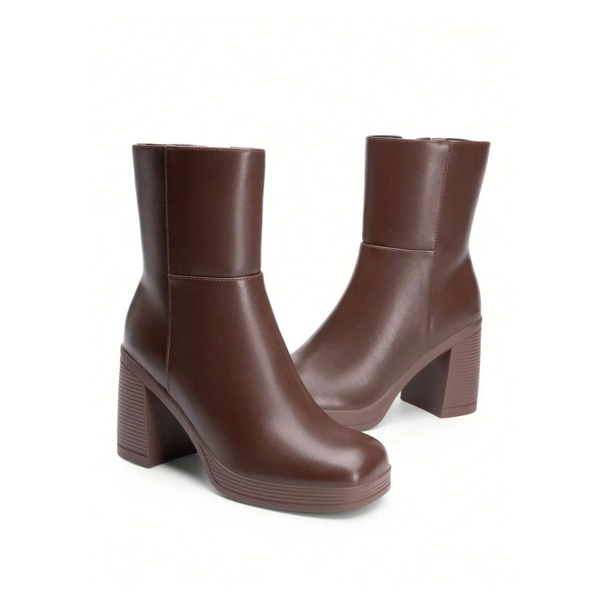 Chunky Heel Ankle Boots