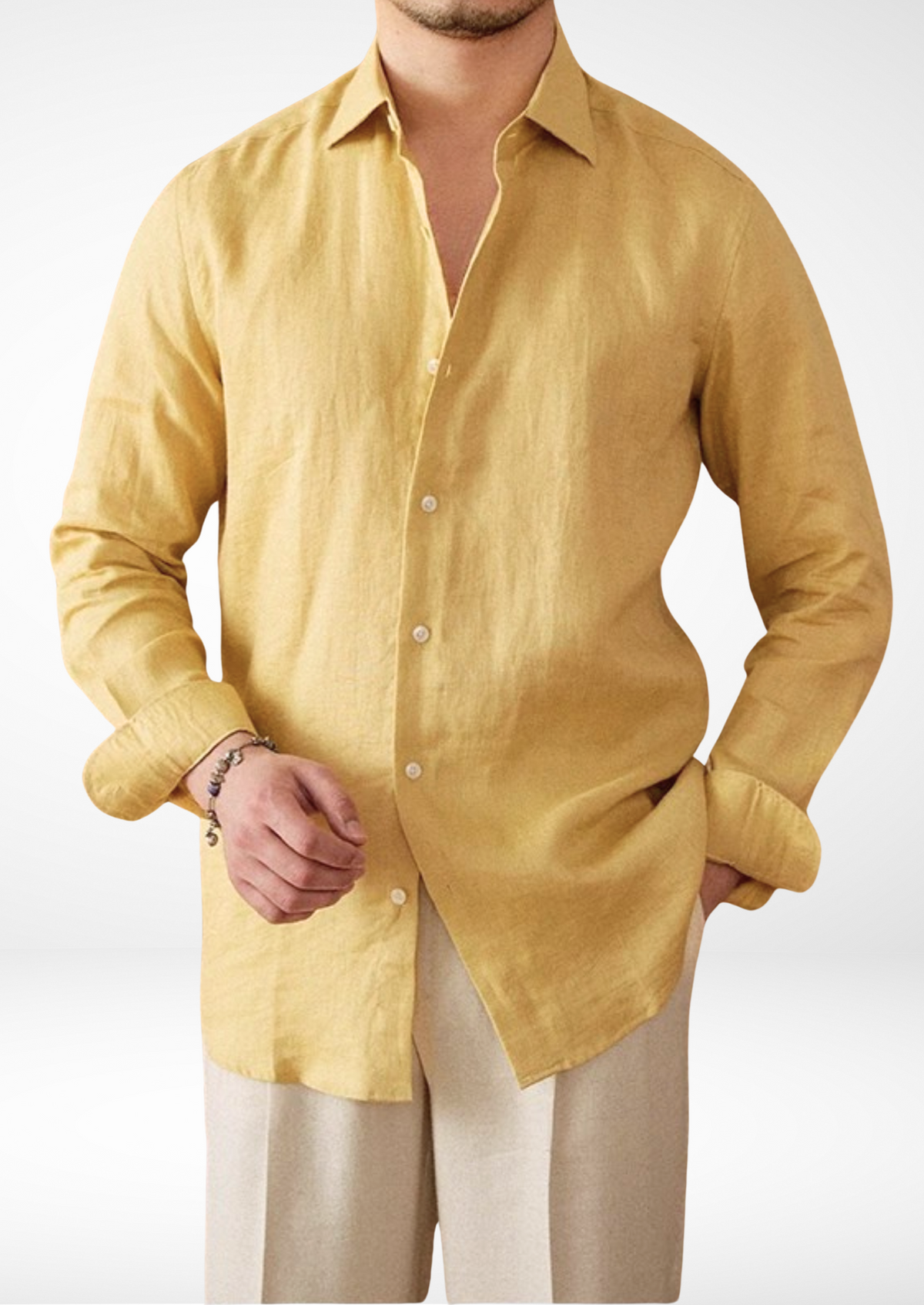 PORTOFINO COASTAL SHIRT - Yellow